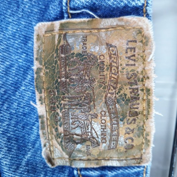 Vintage Levi’s 540 Relaxed Fit Jeans Denim USA Made Blue Men’s Size W38 L 29 - Picture 8 of 12